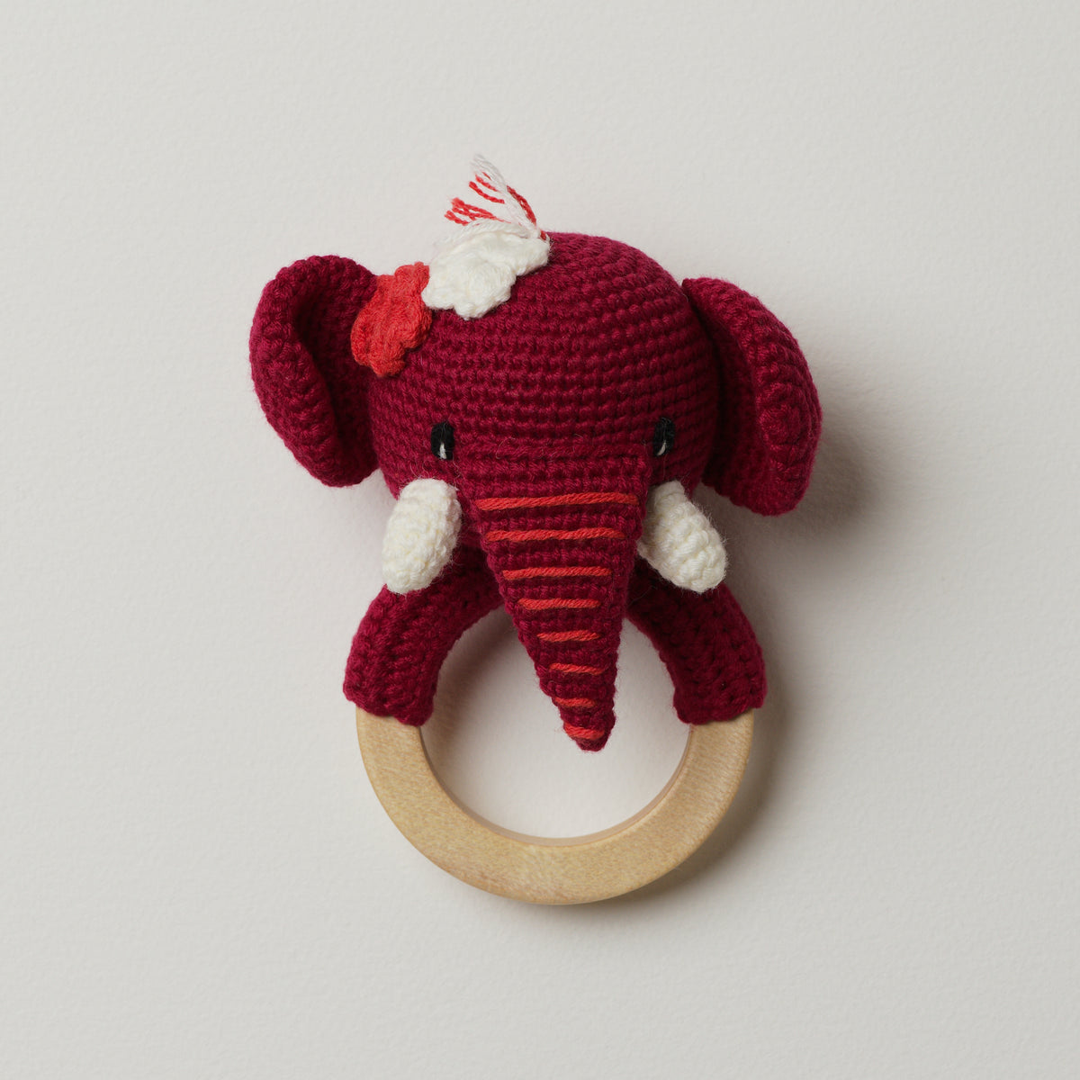 Elephant Rattle – Cali Zuzu Amigurumi Dolls