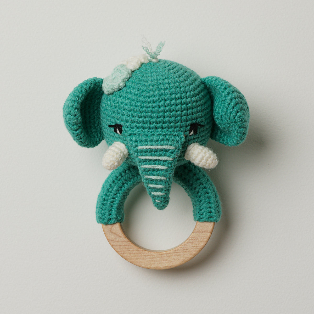 Elephant Rattle – Cali Zuzu Amigurumi Dolls