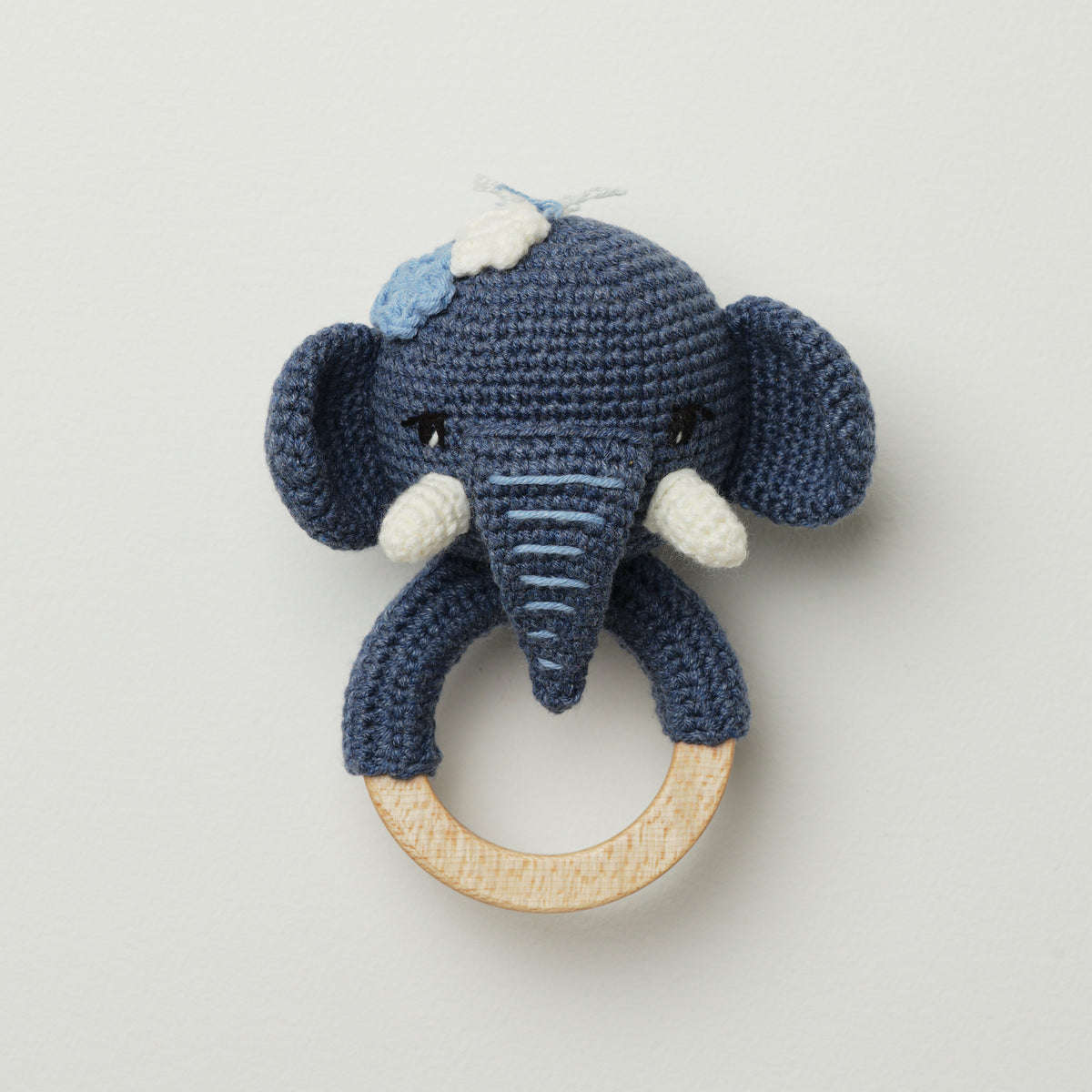 Elephant Rattle – Cali Zuzu Amigurumi Dolls